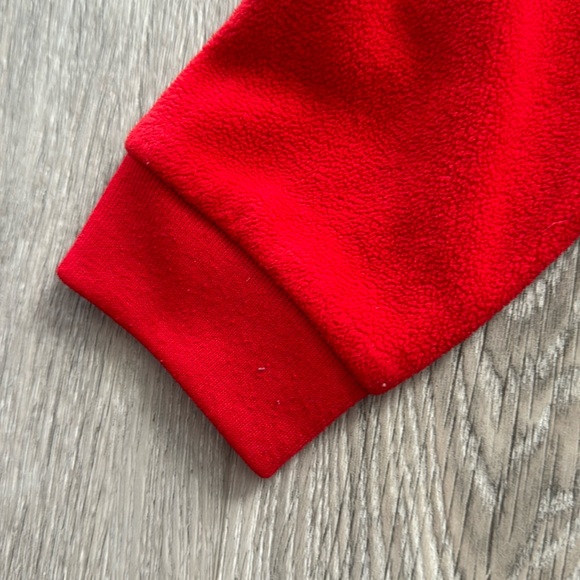 Carter's 2-Piece Girls Snowman Red Shirt w/Black & White Fleece Pajama Set Sz 5T - Picture 4 of 10